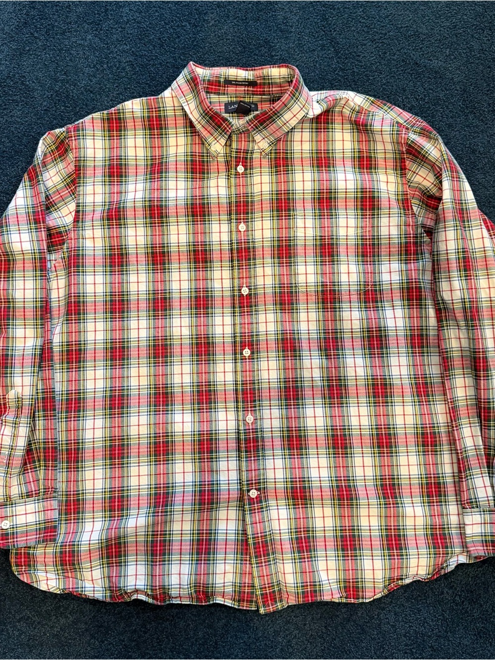 Lands' End Sail Rigger Oxford Button-Down Shirt